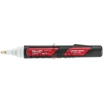 Бял маркер с течна боя Milwaukee 48223711 / INKZALL