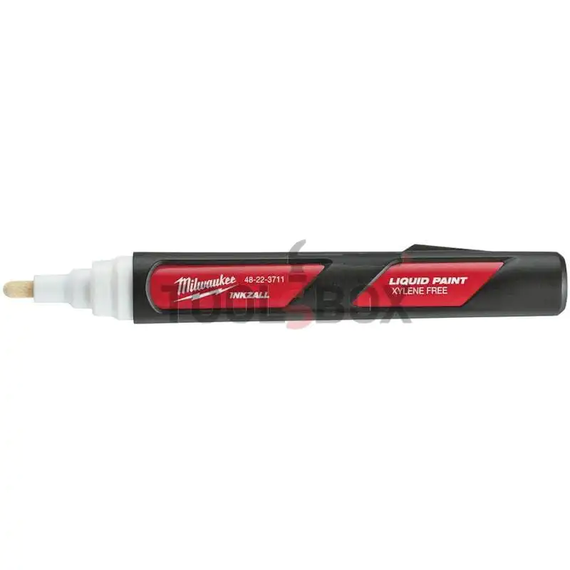 Milwaukee White Liquid Paint Marker 48223711 / INKZALL