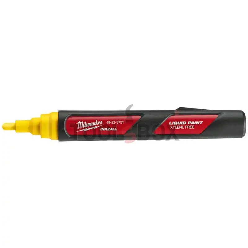 Milwaukee Yellow Liquid Paint Marker 48223721 / INKZALL