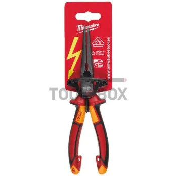 VDE Клещи с дълъг кръгъл нос Milwaukee 4932464564 / 205мм