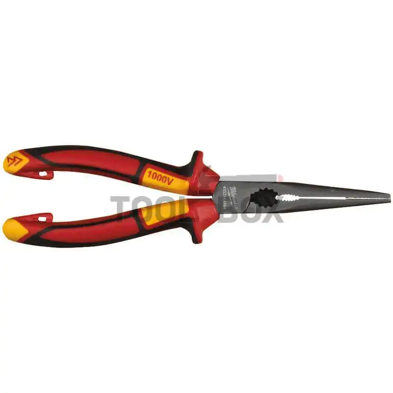 VDE Long nose round nose pliers Milwaukee 4932464564 / 205mm