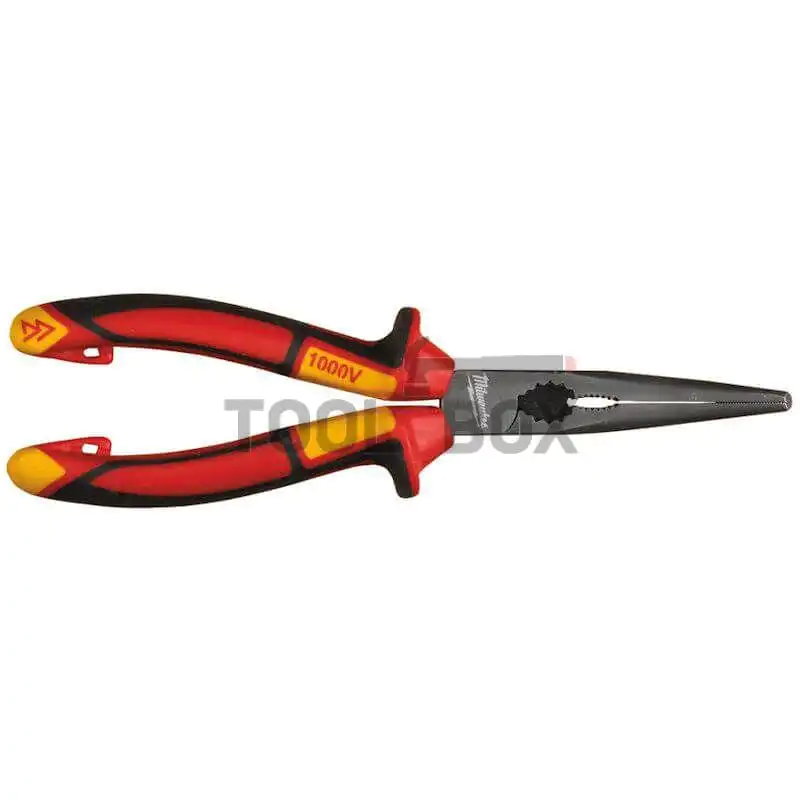 VDE Long 45° Round nose pliers Milwaukee 4932464565 / 205mm