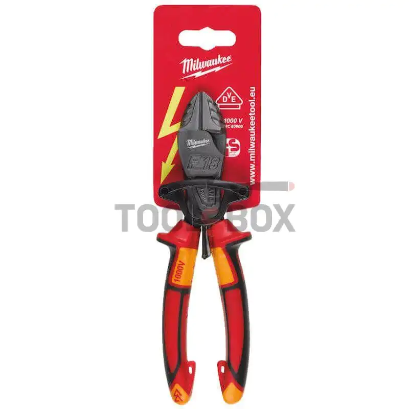 Pliers / Cutters heavy duty Milwaukee 4932464569 VDE / 180mm