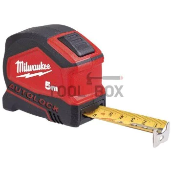 Ролетка с автоматично заключване Milwaukee 5м 4932464663 / AUTOLOCK