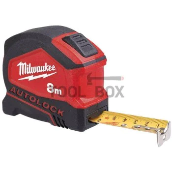 Ролетка с автоматично заключване Milwaukee 8м 4932464664 / AUTOLOCK