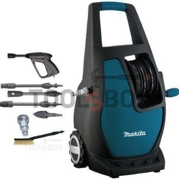 Makita HW111 electric water jetter, 110 bar, 1700W