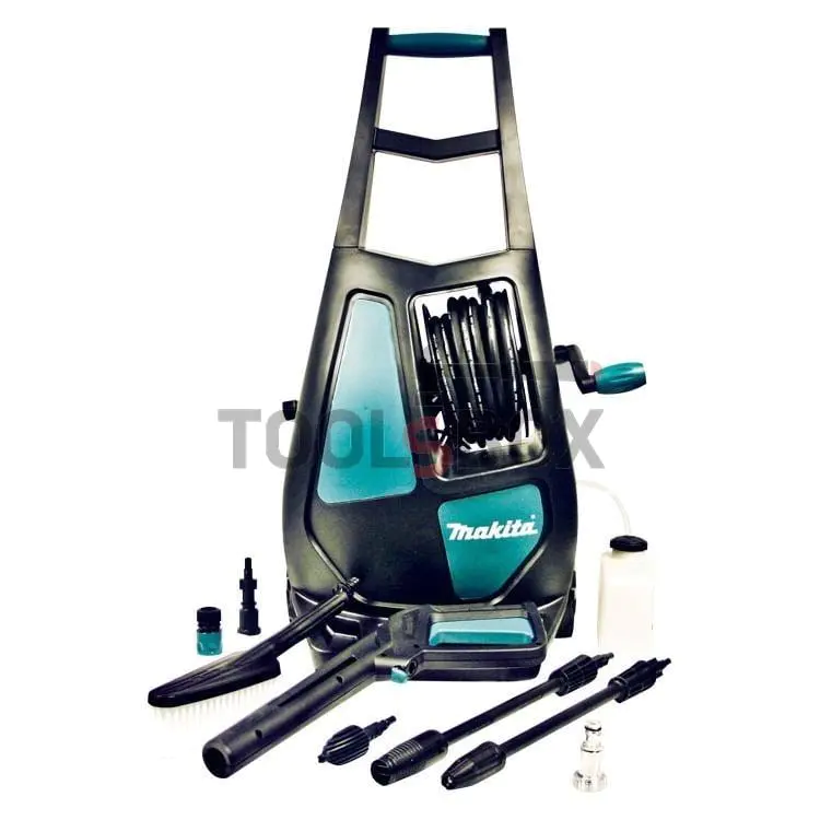 Makita HW132 electric water jetting machine, 140 bar, 2100W