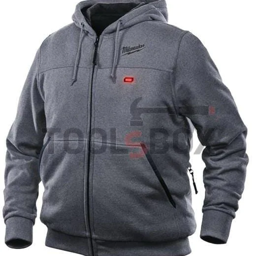 Milwaukee M12 HH GREY3, M12TM GREY HEATED HOODIE