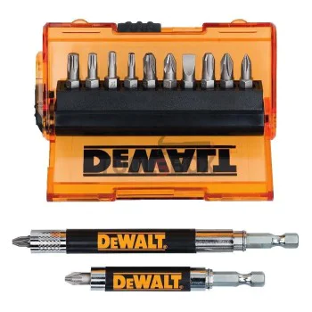 Комплект накрайници за винтоверт DEWALT DT71502 с 2 бр. магнитни удължители 14 части