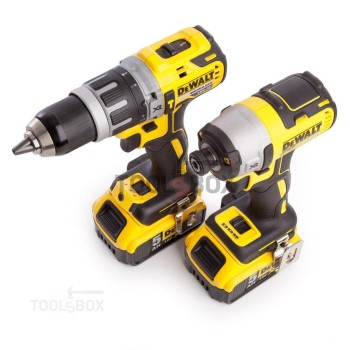 Комплект Безчетков Винтоверт и Бормашина DeWALT DCK266P2T , DCF887N, DCD796