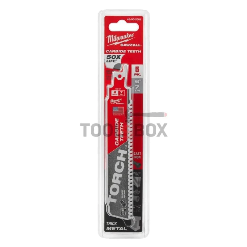 Blades for sabre saw 150mm Milwaukee 48005501, 1 pcs.