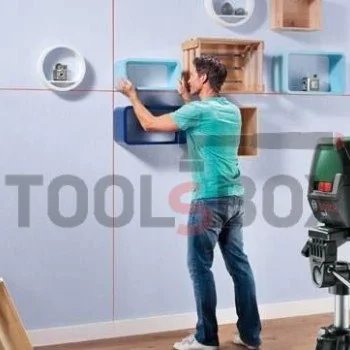 Лазерен нивелир линеен BOSCH PLL 2 , 10 м + тринога