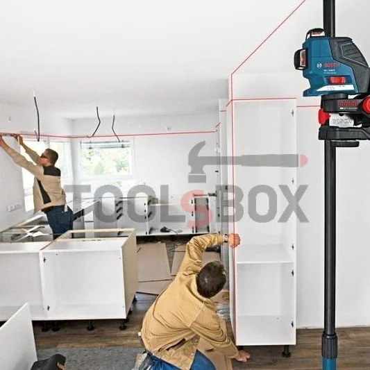 Bosch GLL 3-80 P / 80m linear laser level + receiver