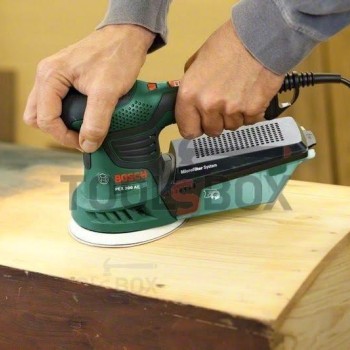Excenter sander Bosch PEX 300 AE , microfilter , 270 W , ф 125 mm
