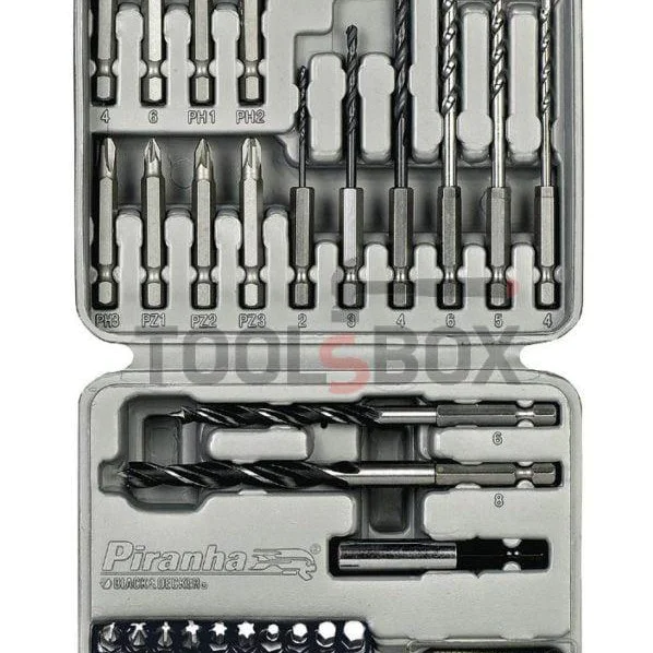Set of bits and drill bits Black & Decker X66418