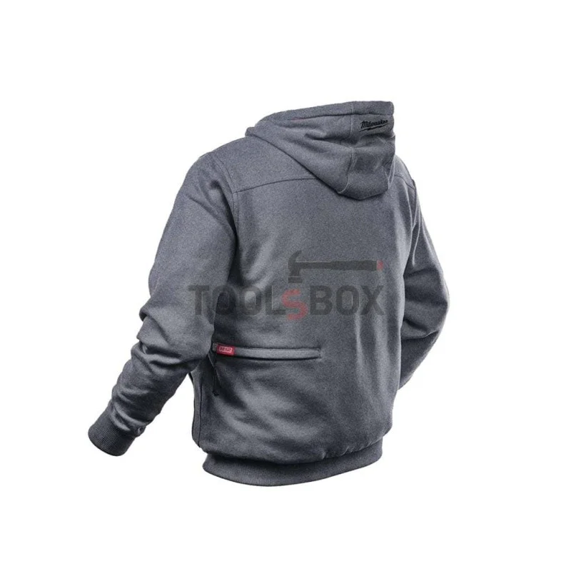 Milwaukee M12 HH GREY3, M12TM GREY HEATED HOODIE