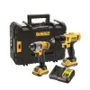Dewalt DCK218D2T Screwdriver and Impact Driver XR 10.8V DCD716 / DCF815 Kit