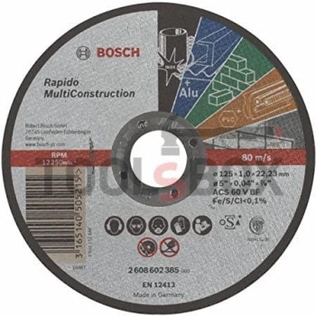Диск карбофлексов за рязане на метал Bosch ACS60VBF, ф125 mm, 1,0 mm 2608602385