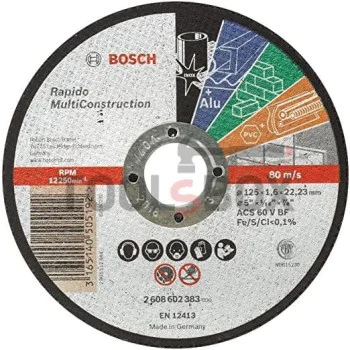 Диск карбофлексов за рязане на метал Bosch ACS46VBF ф125 mm/1,6 mm Rapido MC 2608602383