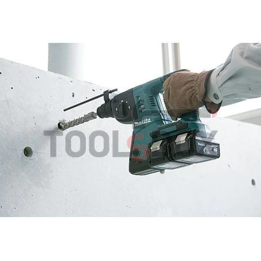 Cordless perforator with SDS plus Makita DHR263Z , 18 V + 18 V