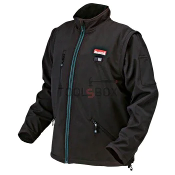 Работно зимно яке с подгряване Makita DCJ200ZL черно M, L, XL, XXL