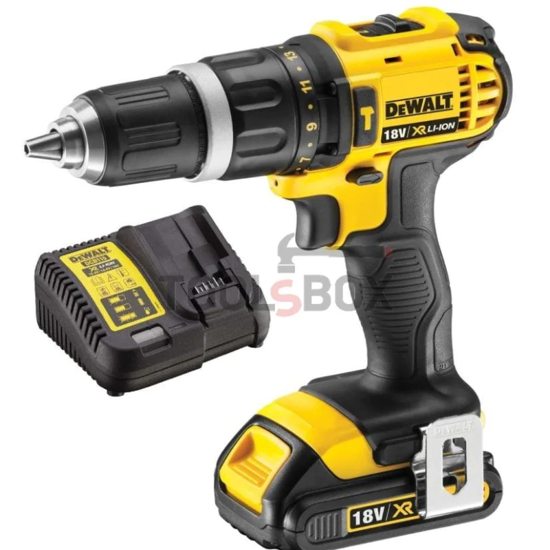 Drill Driver Impact Drill DeWalt DCD785 , 18V , battery 1.5AH and charger