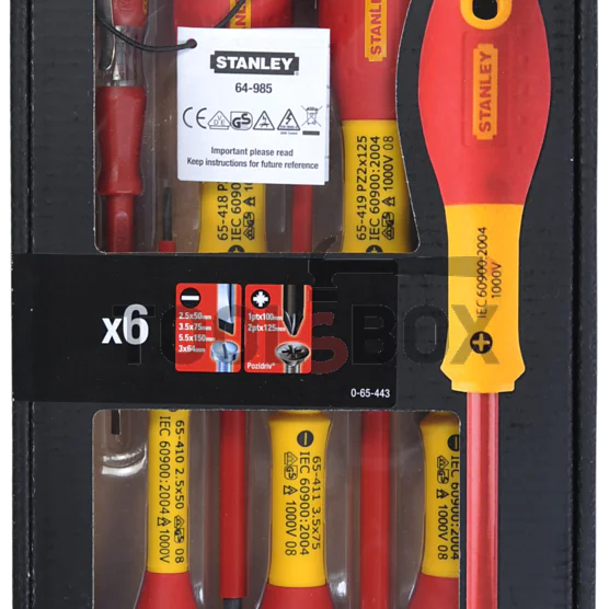 Set of screwdrivers STANLEY FATMAX 0-65-443 6 pcs. for electricians
