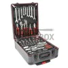 Gedore set with 399 parts in aluminium wheeled case