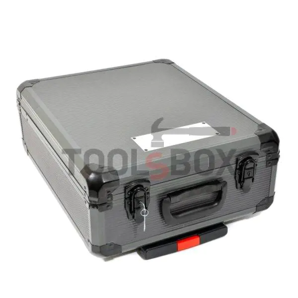 Gedore set with 399 parts in aluminium wheeled case