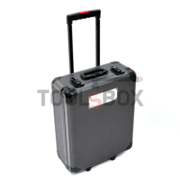 Gedore set with 399 parts in aluminium wheeled case