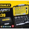 Stanley bit set 1-13-906 with ratchet 39 pieces