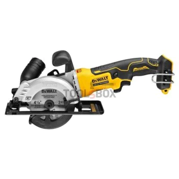 Акумулаторен безчетков ръчен циркуляр DeWalt DCS571N, 18V , ф115мм