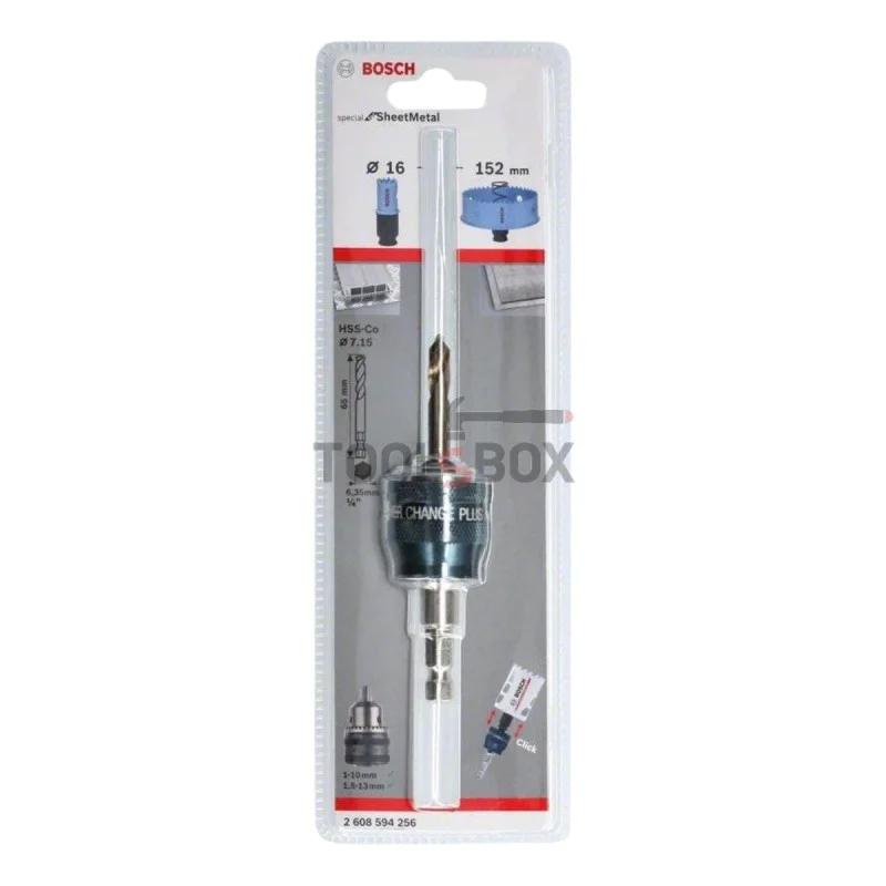 Adapter for drill bits BOSCH Power Change Plus, HSS-Co,16-152mm
