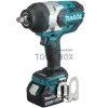 Makita DTW1001RTJ cordless brushless impact wrench, 18V, 1050Nm
