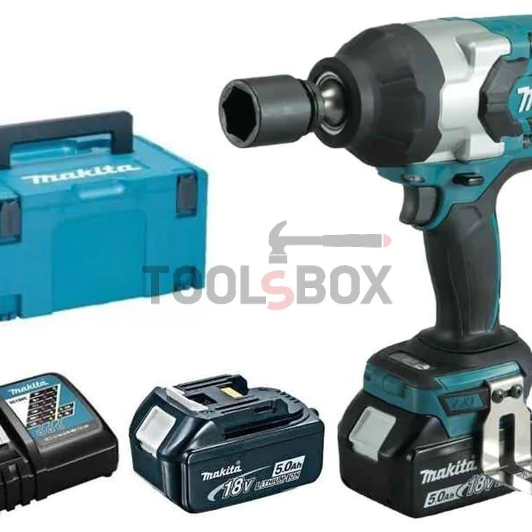 Makita DTW1001RTJ cordless brushless impact wrench, 18V, 1050Nm