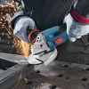 Cordless angle grinder Bosch GWS 18V-15 C, 18V, F125mm, 9800 rpm.