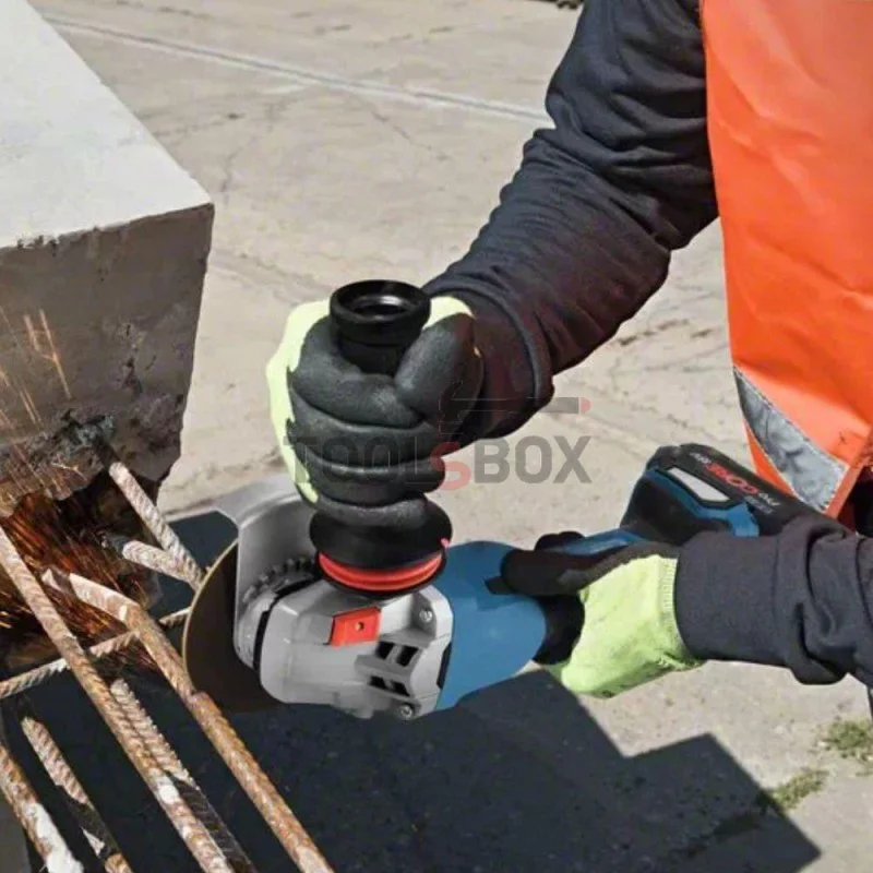 Cordless angle grinder Bosch GWS 18V-15 C, 18V, F125mm, 9800 rpm.