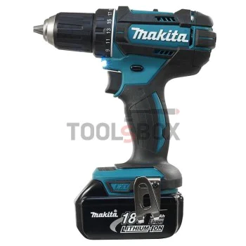 Cordless angle grinder and screwdriver Makita DGA506Z / DDF482RFE3