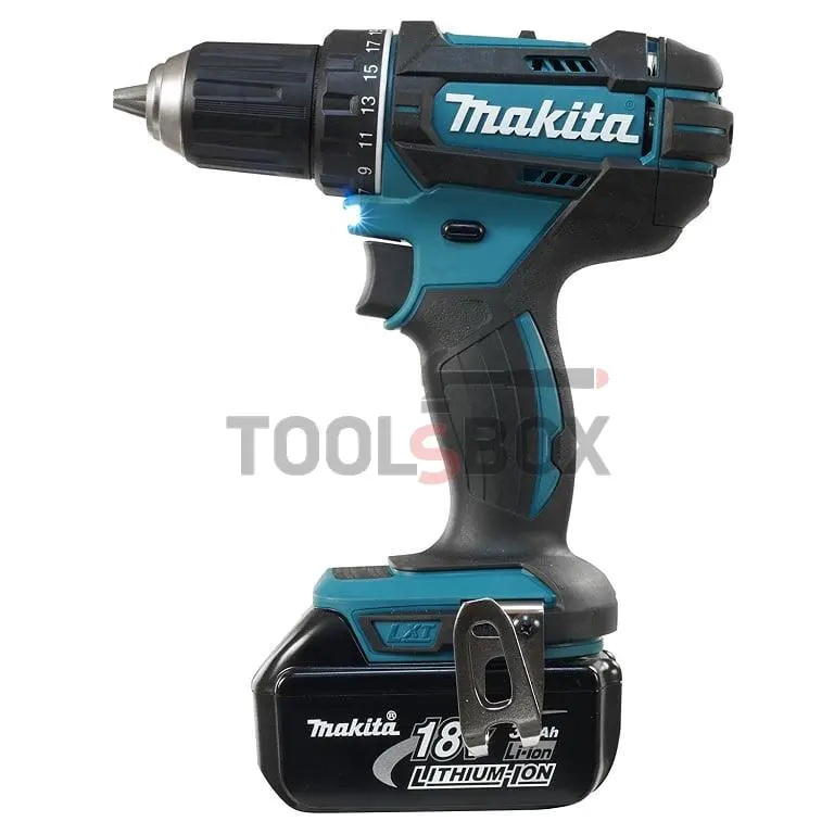 Cordless angle grinder and screwdriver Makita DGA506Z / DDF482RFE3