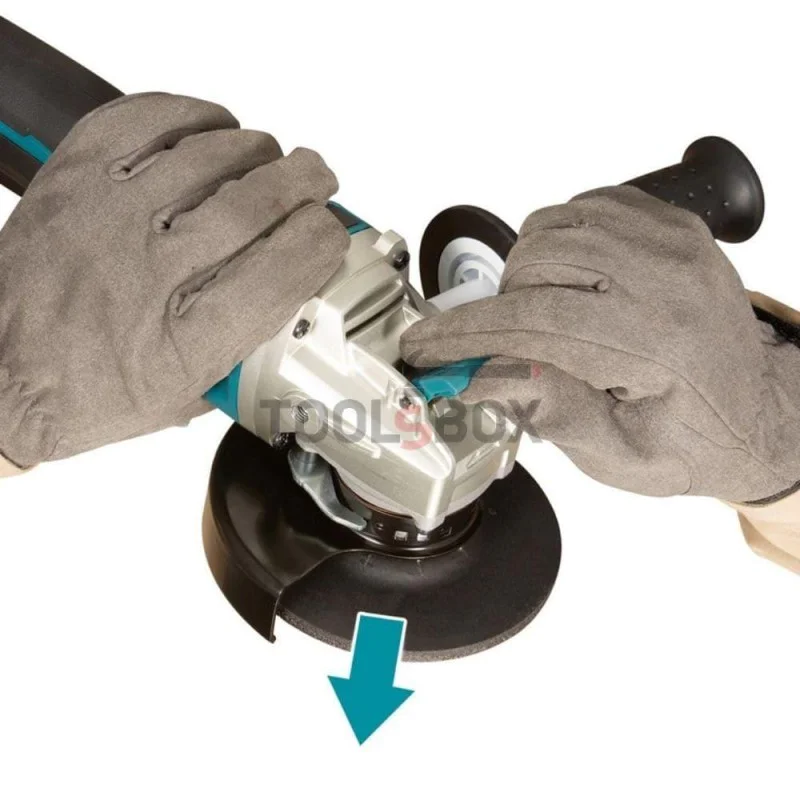 Cordless angle grinder Makita DGA519Z 18V, Ф125mm., Reg. of barn.