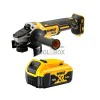 Cordless brushless angle grinder DeWALT DCG405N, 18V, F125mm + 5Ah battery DeWALT DCB184