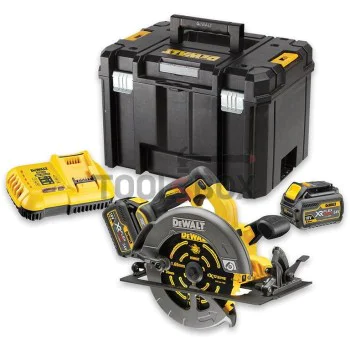 Акумулаторен Безчетков Циркуляр DeWALT DCS576T2-QW, ф 190, 54 V