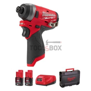 Акумулаторен безчетков ударен винтоверт Milwaukee M12 FID-202X, 12 V, 147 Nm
