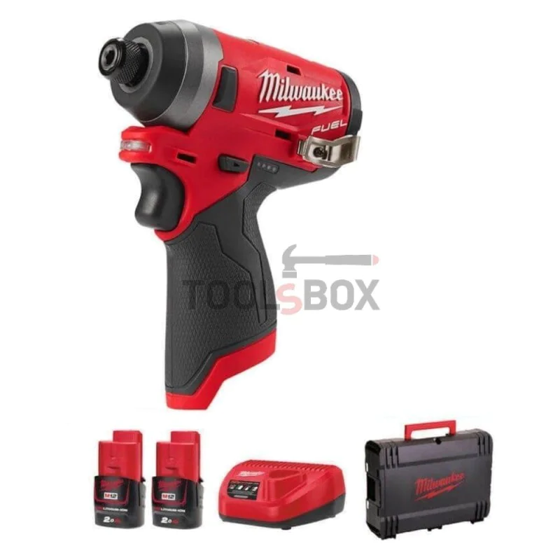 Cordless brushless impact driver Milwaukee M12 FID-202X, 12 V, 147 Nm