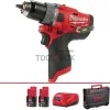 Cordless brushless impact driver Milwaukee M12 FPD-202X, 12 V, 37 Nm