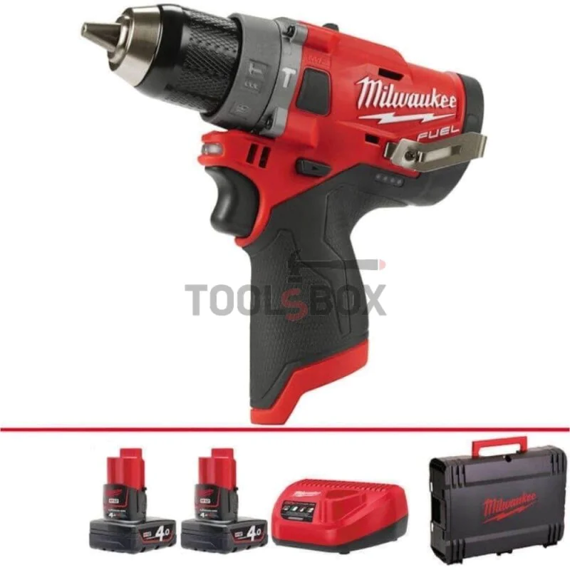 Cordless brushless impact driver Milwaukee M12 FPD-402X 12 V, 44 Nm