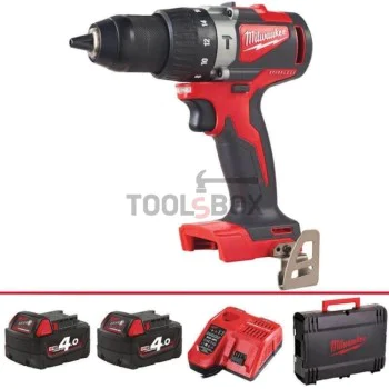 Акумулаторен безчетков ударен винтоверт Milwaukee M18 BLPD2-402X 18 V, 82 Nm