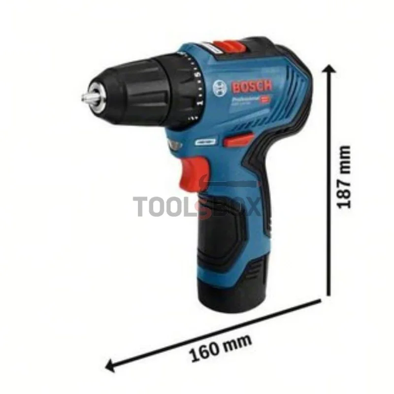 Cordless brushless screwdriver Bosch GSR 12V-30, 30 Nm