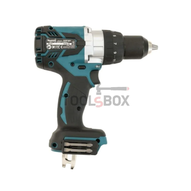Cordless brushless screwdriver Makita DDF481Z, 18 V, 115 Nm