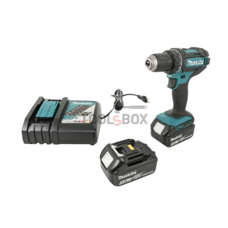 Cordless brushless screwdriver MAKITA, DDF482RFE, 18V, 62Nm